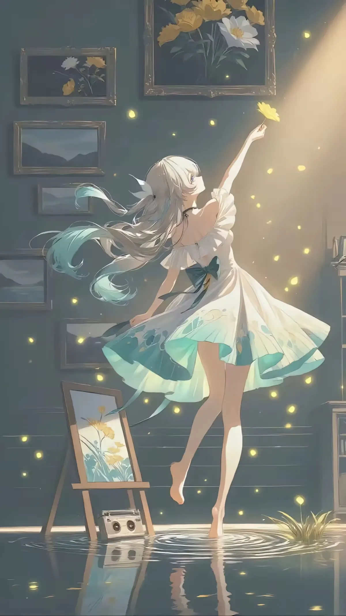 Mobile background image of the blog